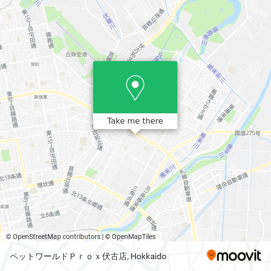 ペットワールドＰｒｏｘ伏古店 map