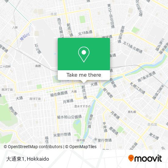 大通東1 map