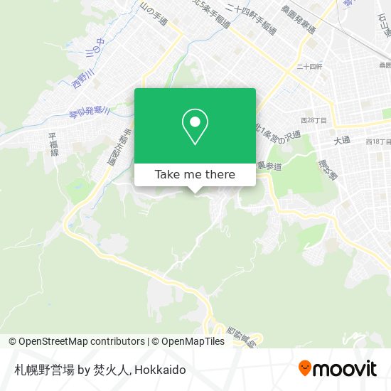 札幌野営場 by 焚火人 map