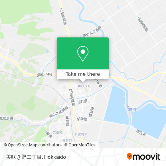 美咲き野二丁目 map