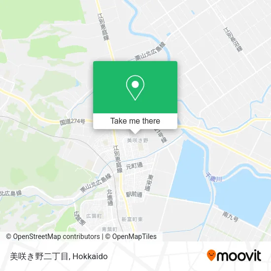 美咲き野二丁目 map