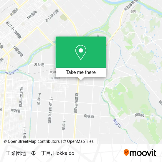 工業団地一条一丁目 map