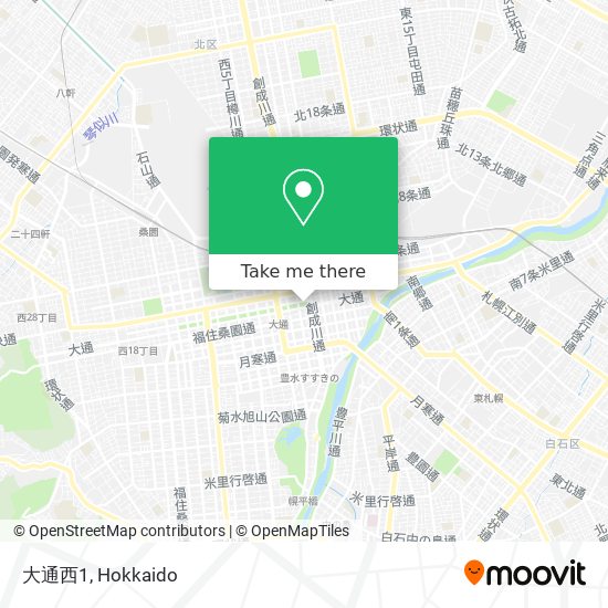 大通西1 map