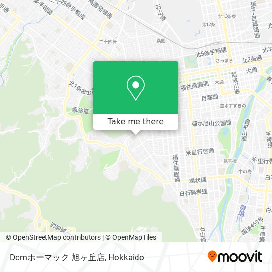 Dcmホーマック 旭ヶ丘店 map