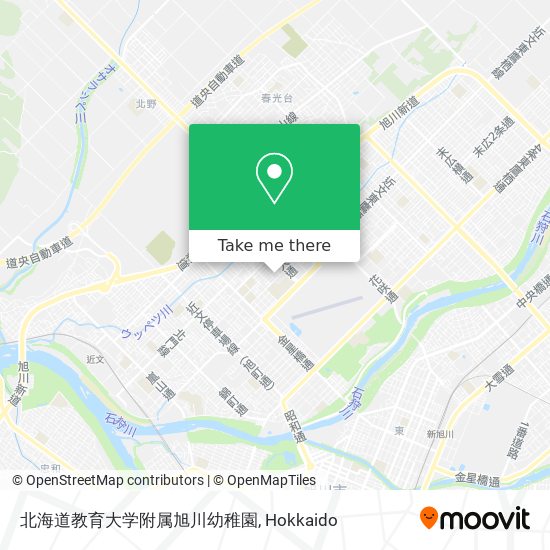 北海道教育大学附属旭川幼稚園 map