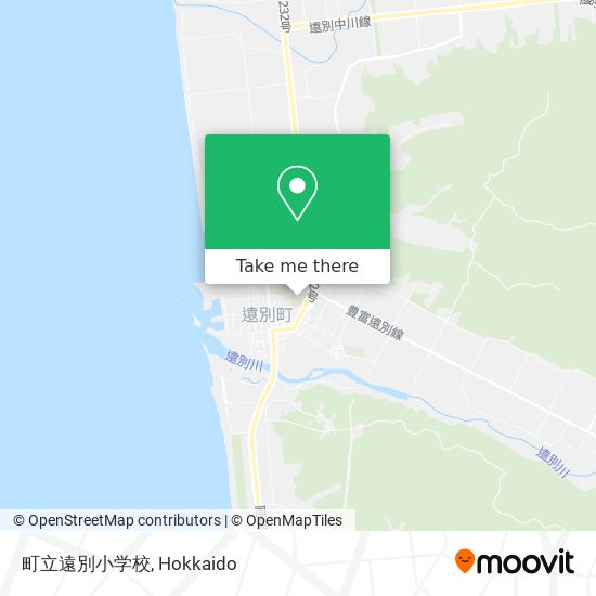 町立遠別小学校 map
