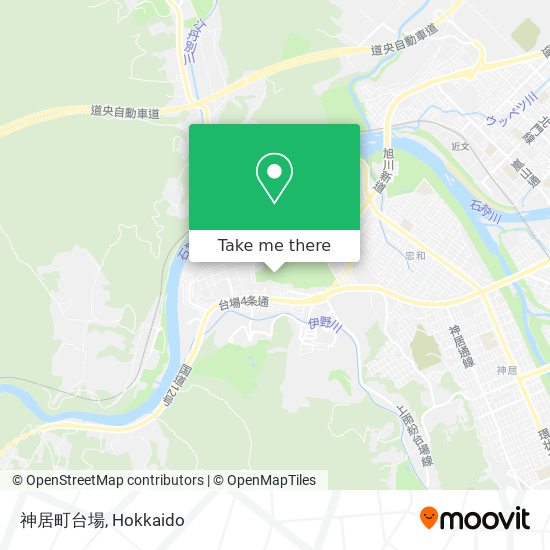 神居町台場 map