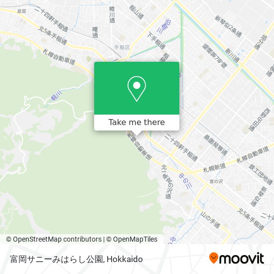 富岡サニーみはらし公園 map