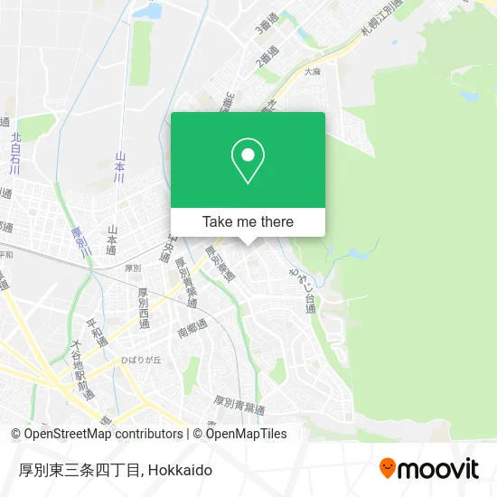 厚別東三条四丁目 map