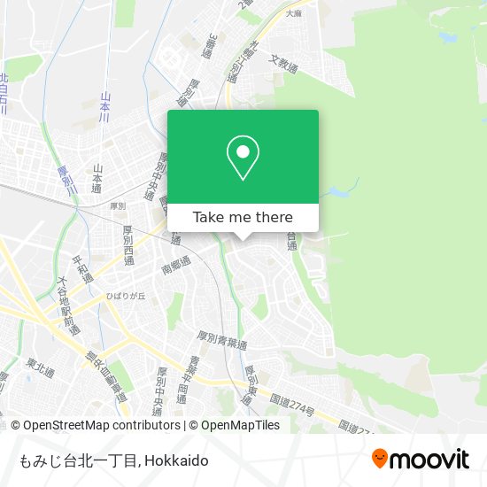 もみじ台北一丁目 map