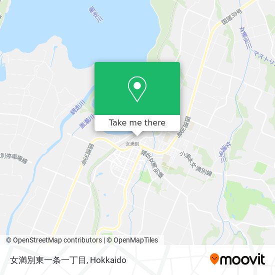 女満別東一条一丁目 map