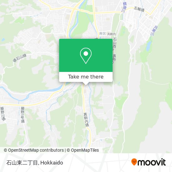 石山東二丁目 map