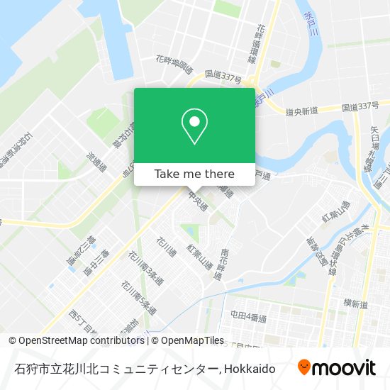 石狩市立花川北コミュニティセンター map