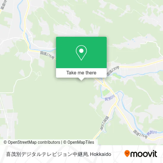 Kimobetsu Digital Television Relay Station map