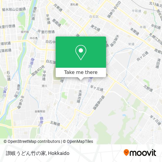 讃岐うどん竹の家 map