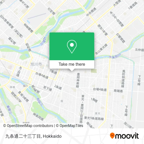 9th Street 23rd Chome map