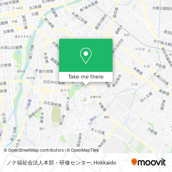 ノテ福祉会法人本部・研修センター map