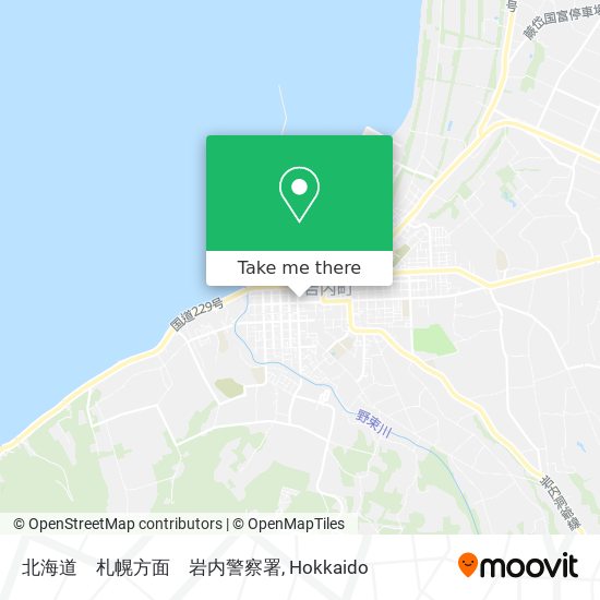 北海道　札幌方面　岩内警察署 map