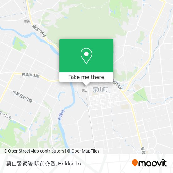 栗山警察署 駅前交番 map