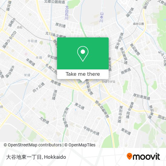 大谷地東一丁目 map
