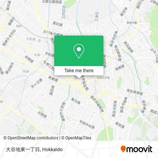 大谷地東一丁目 map