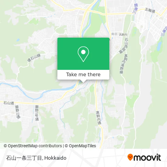 石山一条三丁目 map