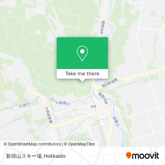 新得山スキー場 map