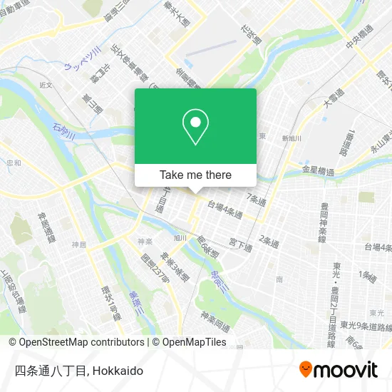 4th Street 8-Chome map