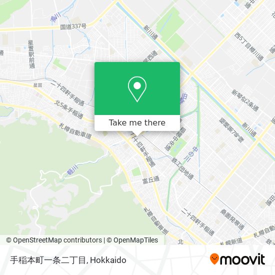 手稲本町一条二丁目 map