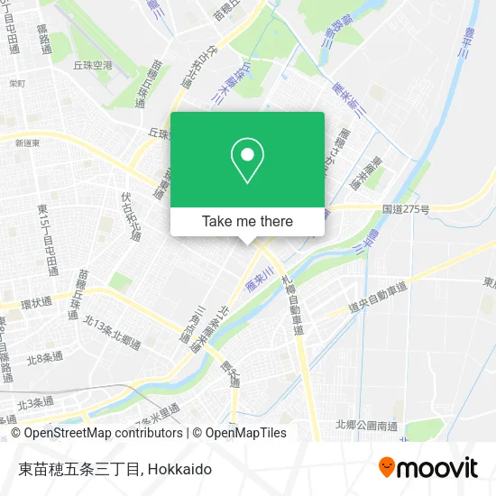 東苗穂五条三丁目 map