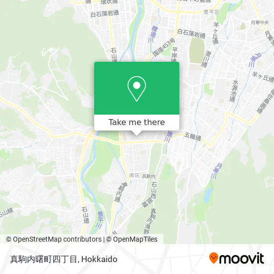 真駒内曙町四丁目 map