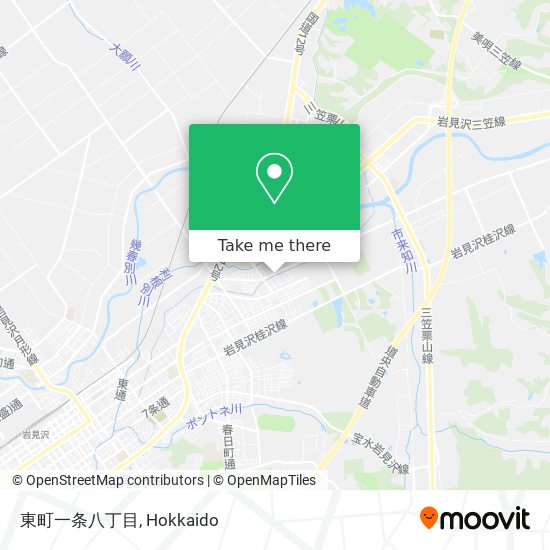 東町一条八丁目 map