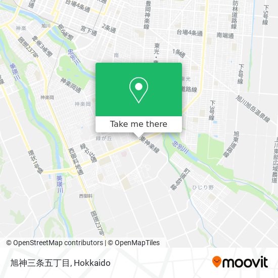 旭神三条五丁目 map