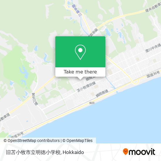 旧苫小牧市立明徳小学校 map