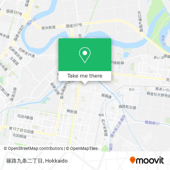篠路九条二丁目 map