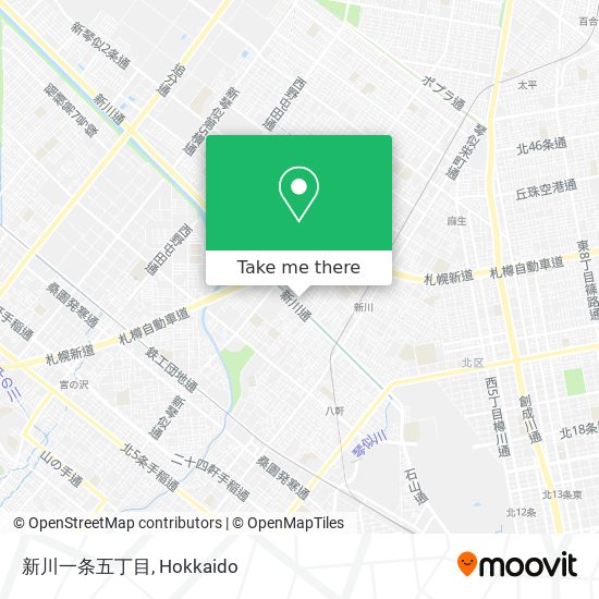 新川一条五丁目 map