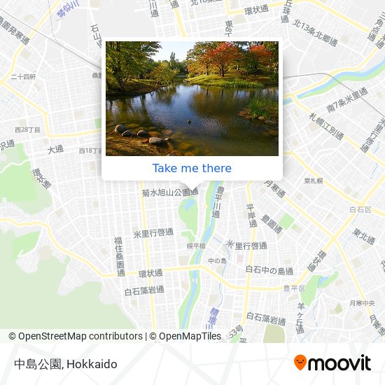 中島公園 map