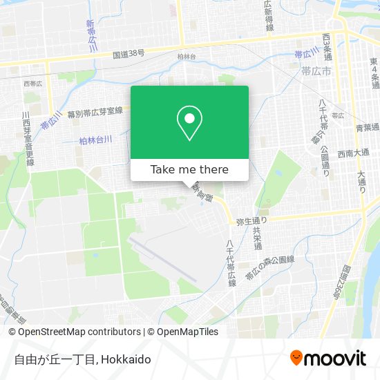 自由が丘一丁目 map