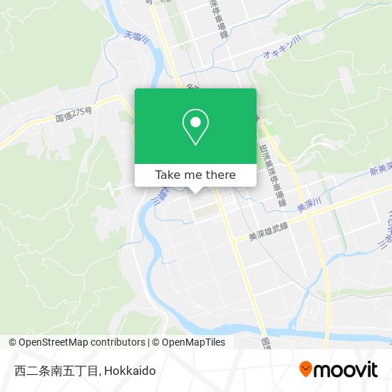 西二条南五丁目 map