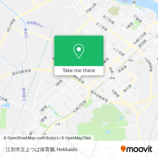 江別市立よつば保育園 map