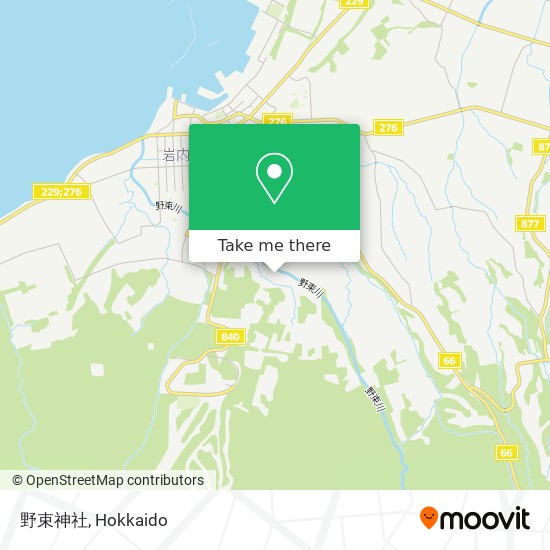 野束神社 map