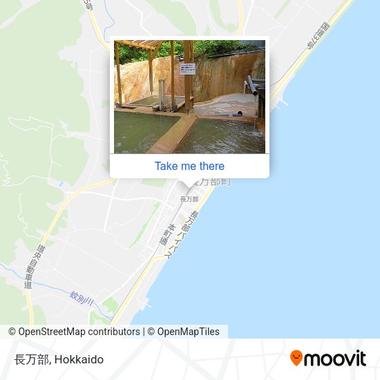 長万部 map
