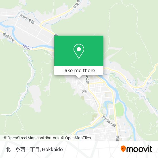 北二条西二丁目 map