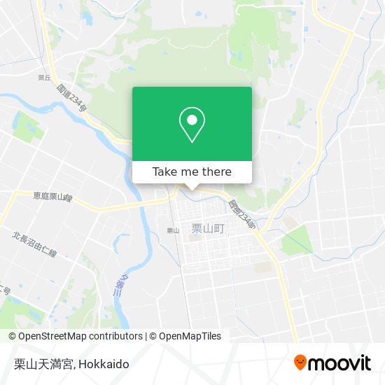 栗山天満宮 map