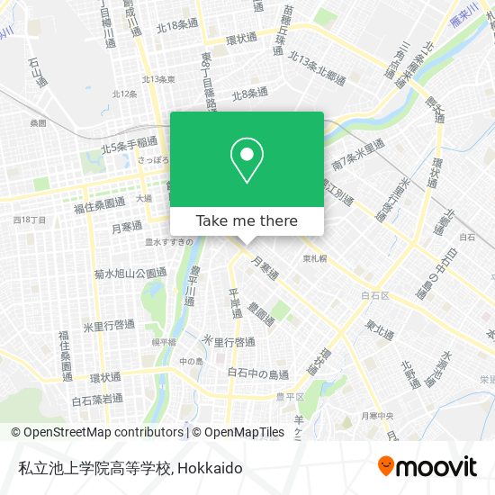 私立池上学院高等学校 map