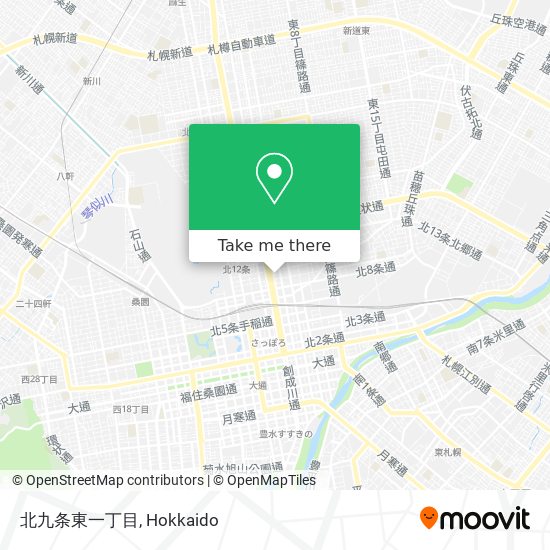 北九条東一丁目 map