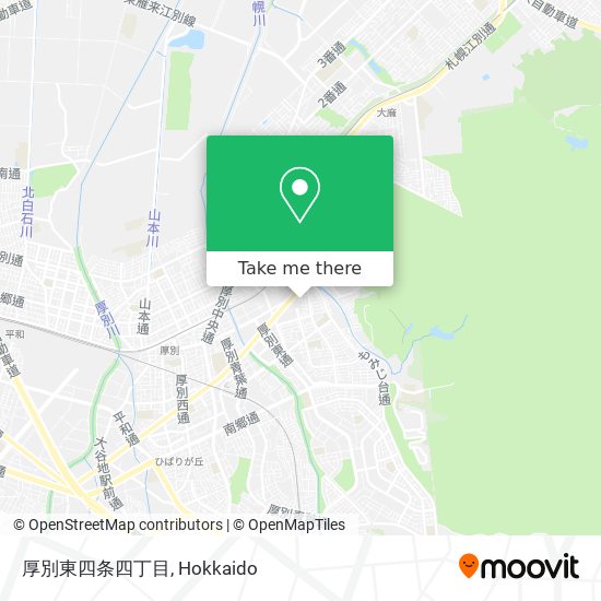 厚別東四条四丁目 map