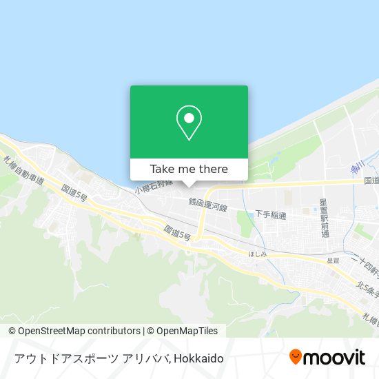 アウトドアスポーツ アリババ map