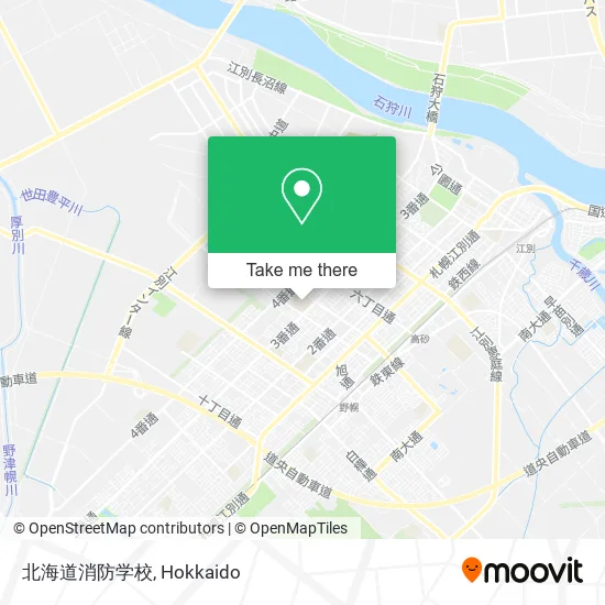 北海道消防学校 map