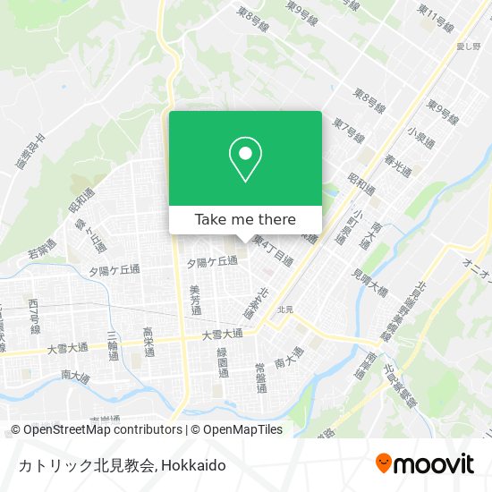 カトリック北見教会 map